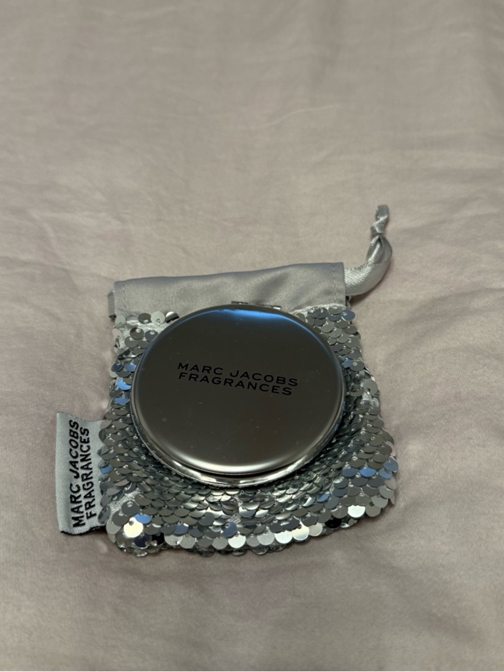 Marc Jacobs Fragrances Silver Compact Mirror